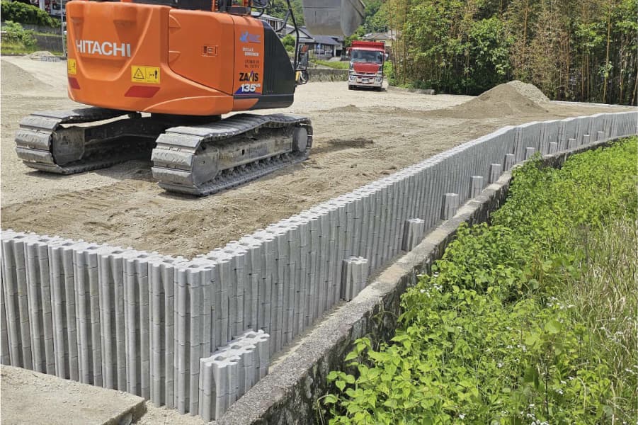 히로시마 현지 부지 조성공사