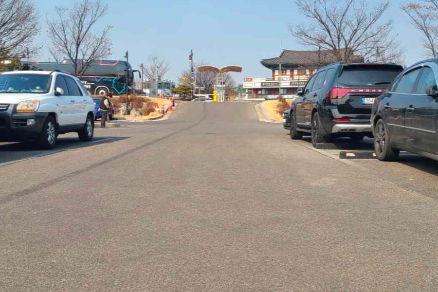 수원화성 연무대 주차장 포장공사