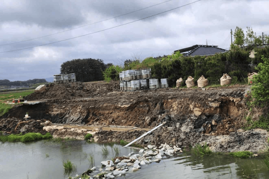 대조천 지방하천 수해복구공사