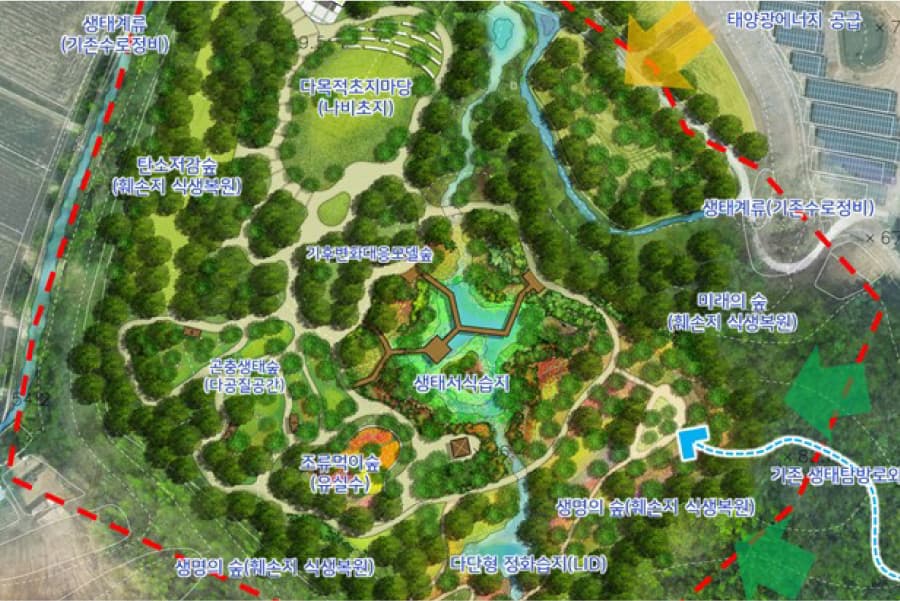 단밀 쓰레기산 생태축 복원사업